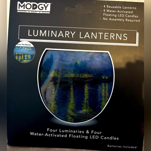 NWT Modgy Water Activated Luminary Lanterns - Set of 4 - Picture 1 of 3